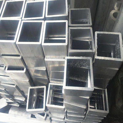 Custom Alu T5 T6 6061 6063 Aluminum Hollow Tubes Extruded Square Rectangle Aluminum Tubing Aluminum Square Tube