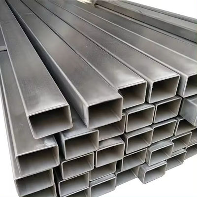 Custom Alu T5 T6 6061 6063 Aluminum Hollow Tubes Extruded Square Rectangle Aluminum Tubing Aluminum Square Tube