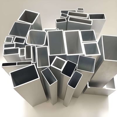 Hot Selling Anodizing Square Aluminium Profiles 6061 Aluminum Rectangular Tube 6063 Square Aluminum Pipes